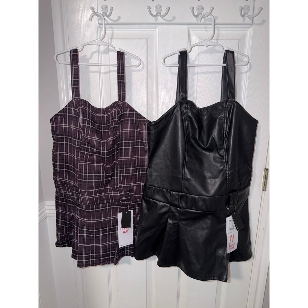 Women skater dresses 2 piece set Large